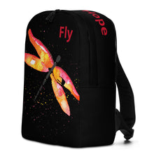 Load image into Gallery viewer, Black Dragonfly &quot;Fly&quot; Backpack
