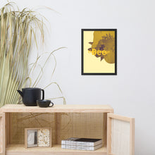 Load image into Gallery viewer, Bee the Change Framed Poster
