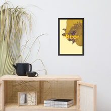 Load image into Gallery viewer, Bee the Change Framed Poster
