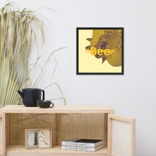 Load image into Gallery viewer, Bee the Change Framed Poster
