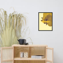 Load image into Gallery viewer, Bee the Change Framed Poster
