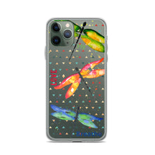 Load image into Gallery viewer, Embellished Dragonfly iPhone Case
