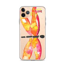 Load image into Gallery viewer, Breathe Love Fly Dragonfly iPhone Case
