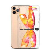 Load image into Gallery viewer, Breathe Love Fly Dragonfly iPhone Case
