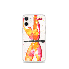 Load image into Gallery viewer, Breathe Love Fly Dragonfly iPhone Case
