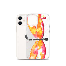 Load image into Gallery viewer, Breathe Love Fly Dragonfly iPhone Case
