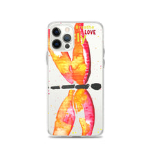 Load image into Gallery viewer, Breathe Love Fly Dragonfly iPhone Case
