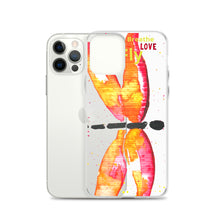 Load image into Gallery viewer, Breathe Love Fly Dragonfly iPhone Case
