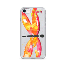 Load image into Gallery viewer, Breathe Love Fly Dragonfly iPhone Case
