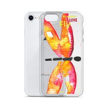 Load image into Gallery viewer, Breathe Love Fly Dragonfly iPhone Case
