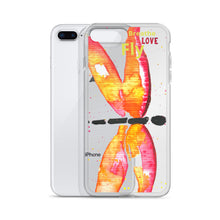 Load image into Gallery viewer, Breathe Love Fly Dragonfly iPhone Case
