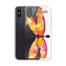 Load image into Gallery viewer, Breathe Love Fly Dragonfly iPhone Case
