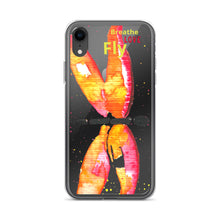 Load image into Gallery viewer, Breathe Love Fly Dragonfly iPhone Case
