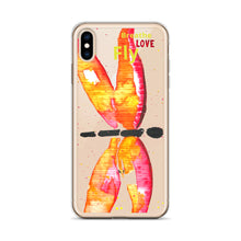 Load image into Gallery viewer, Breathe Love Fly Dragonfly iPhone Case
