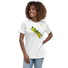 Load image into Gallery viewer, Dragonfly &quot;Fly&quot; Green Women&#39;s T-Shirt
