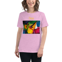 Load image into Gallery viewer, &quot;See&quot; Abstract Women&#39;s Relaxed T-Shirt
