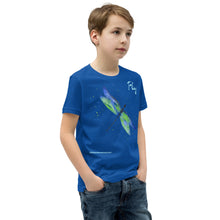 Load image into Gallery viewer, Dragonfly &quot;Fly&quot; Blue Youth T-Shirt
