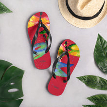 Load image into Gallery viewer, Dragonfly &quot;Fly&quot; Flip-Flops
