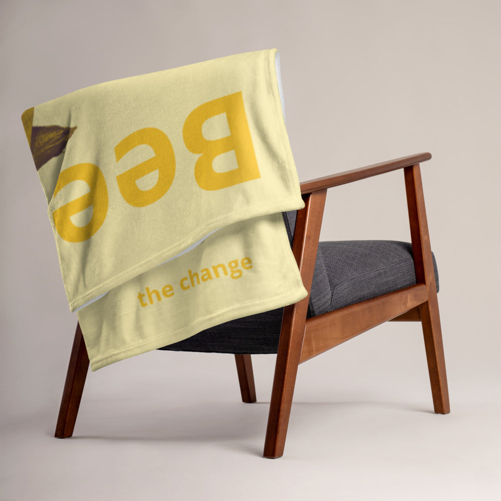 Bee the Change Throw Blanket