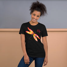 Load image into Gallery viewer, Dragonfly &quot;Fly&quot; Red-Orange Unisex T-Shirt
