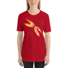 Load image into Gallery viewer, Dragonfly Red-Orange &quot;Fly&quot; Short-Sleeve Unisex T-Shirt
