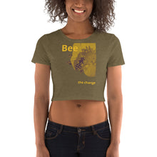 Load image into Gallery viewer, Bee the Change Crop Tee
