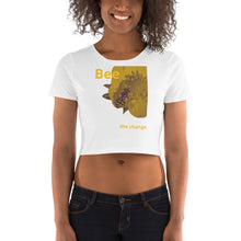 Load image into Gallery viewer, Bee the Change Crop Tee
